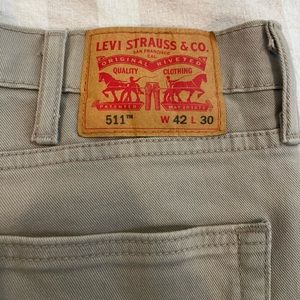 Levi’s 511 slim fit khakis